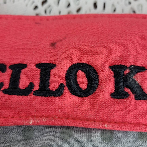 Sanrio Hello Kitty Grey Red Hearts Early 2000s Tote Bag Purse Red & Grey - Picture 6 of 6